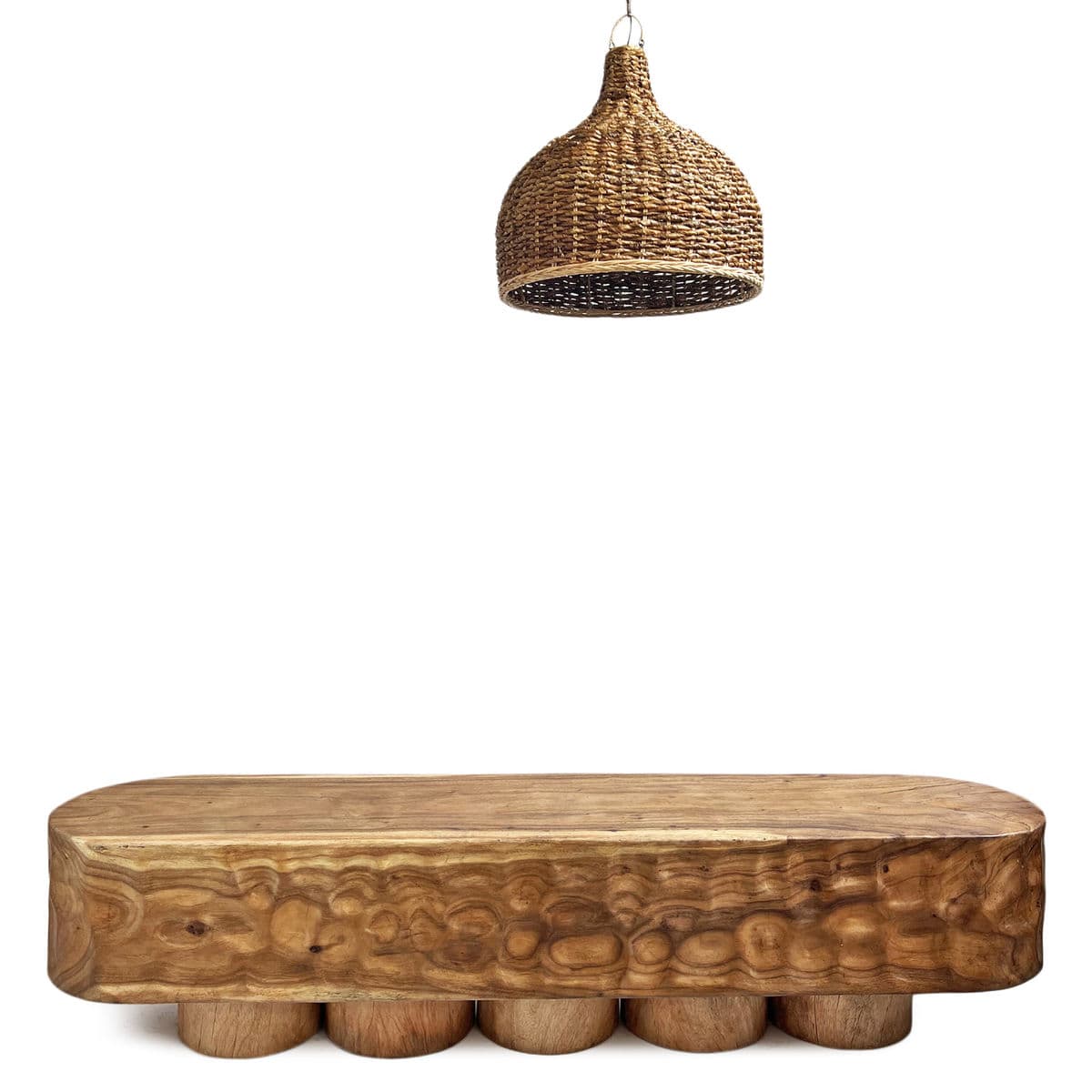 Katanga Wood Dimple Bench - Thumbnail 9