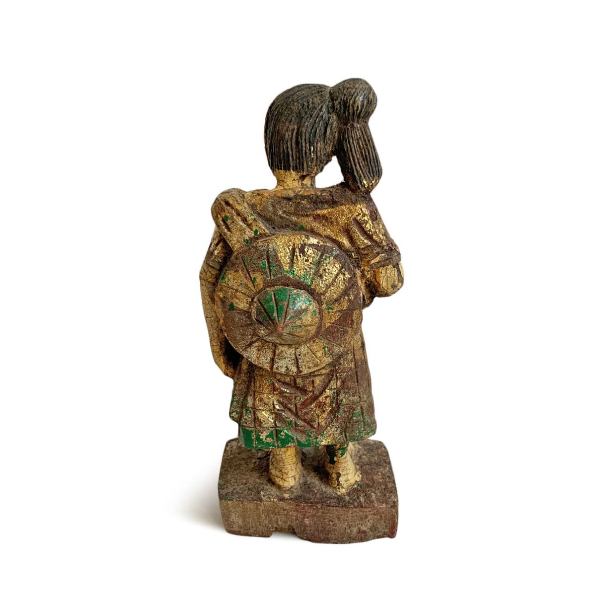 Burmese Nat Female Wood Figure - Thumbnail 9