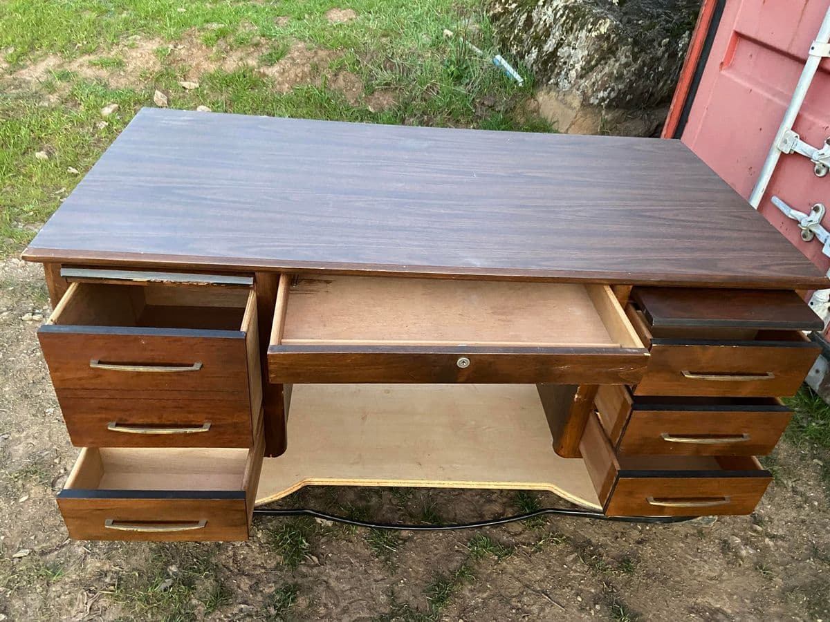 Mid 20th Century Anderson Style Executive Desk - Thumbnail 8