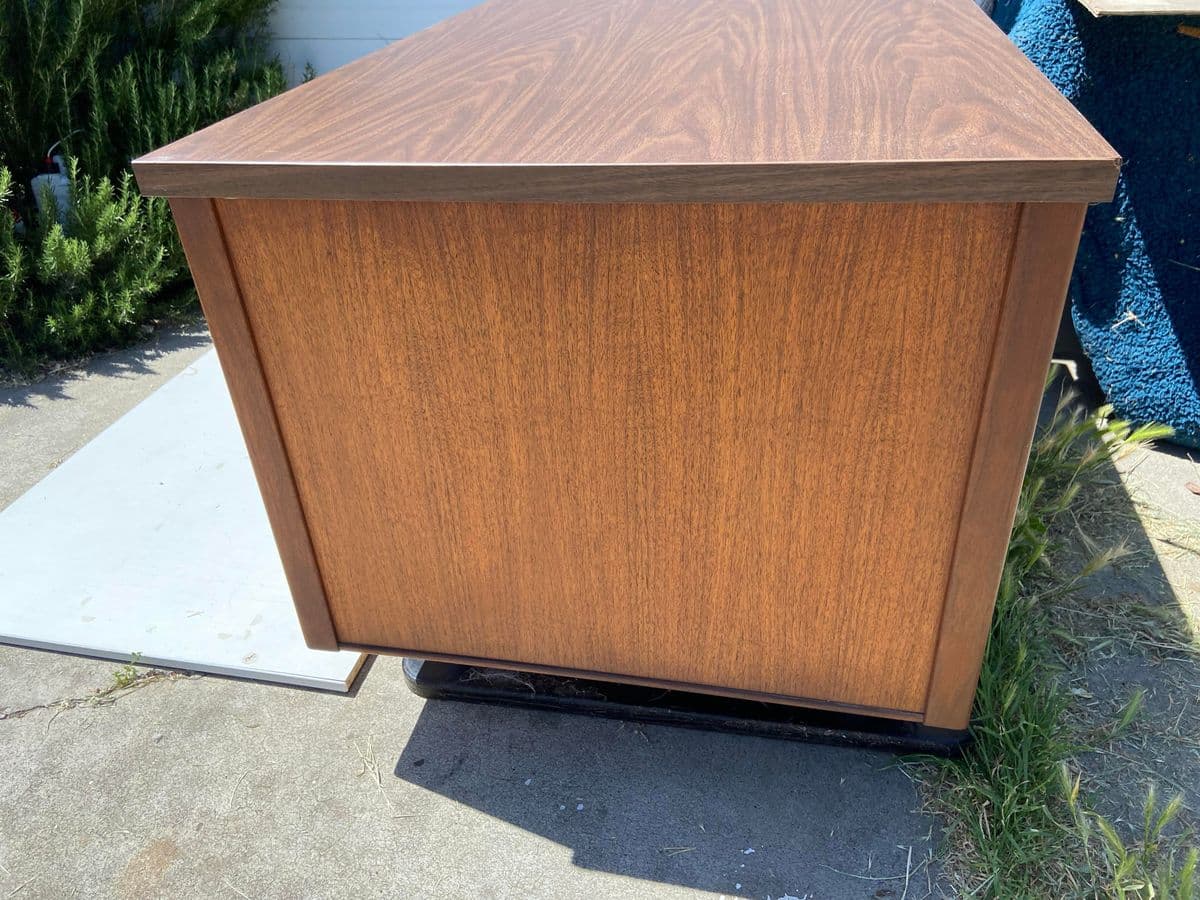 1960s Vintage Mid Century Modern Alma Desk - Thumbnail 9