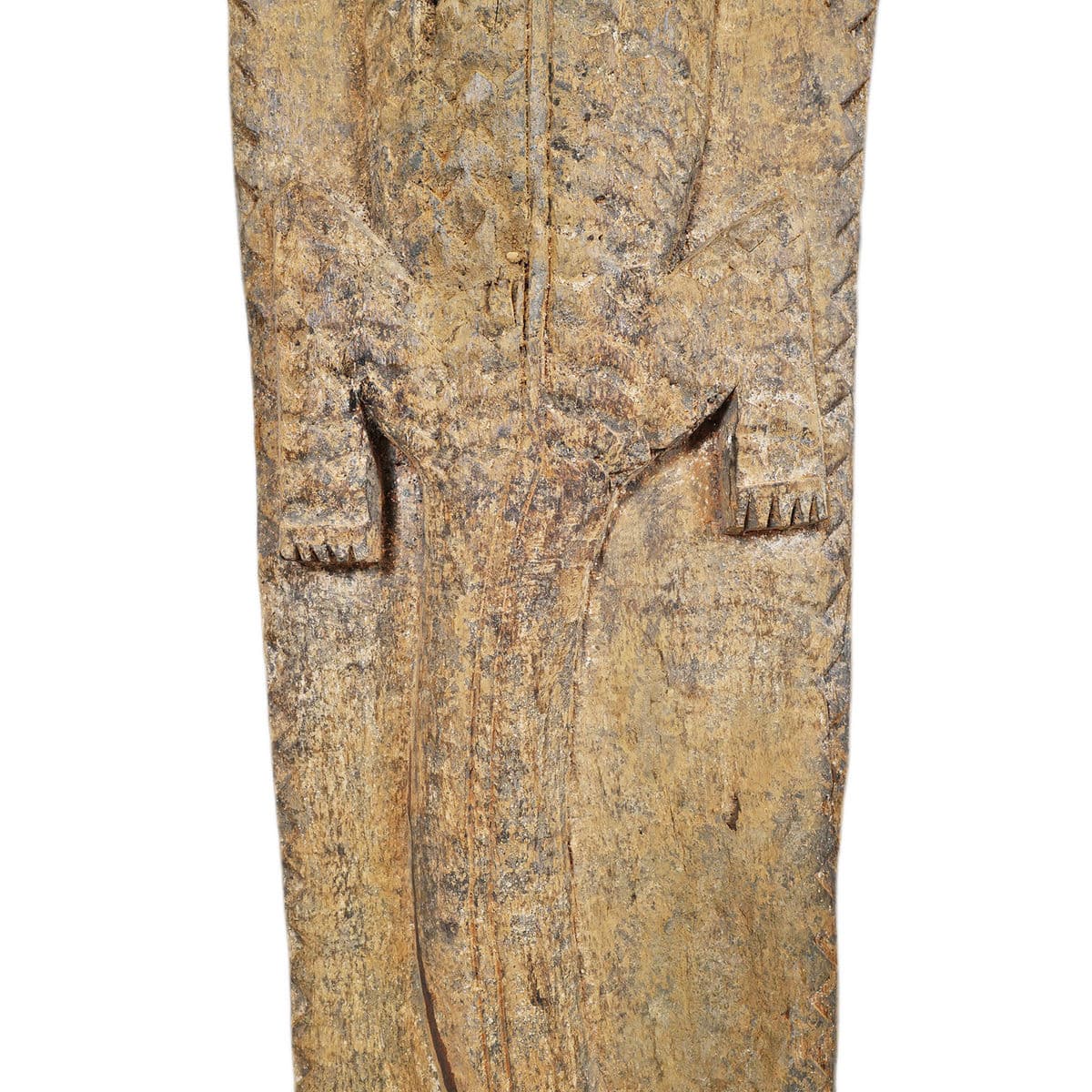 Antique Dogon Alligator Wood Panel - Thumbnail 9