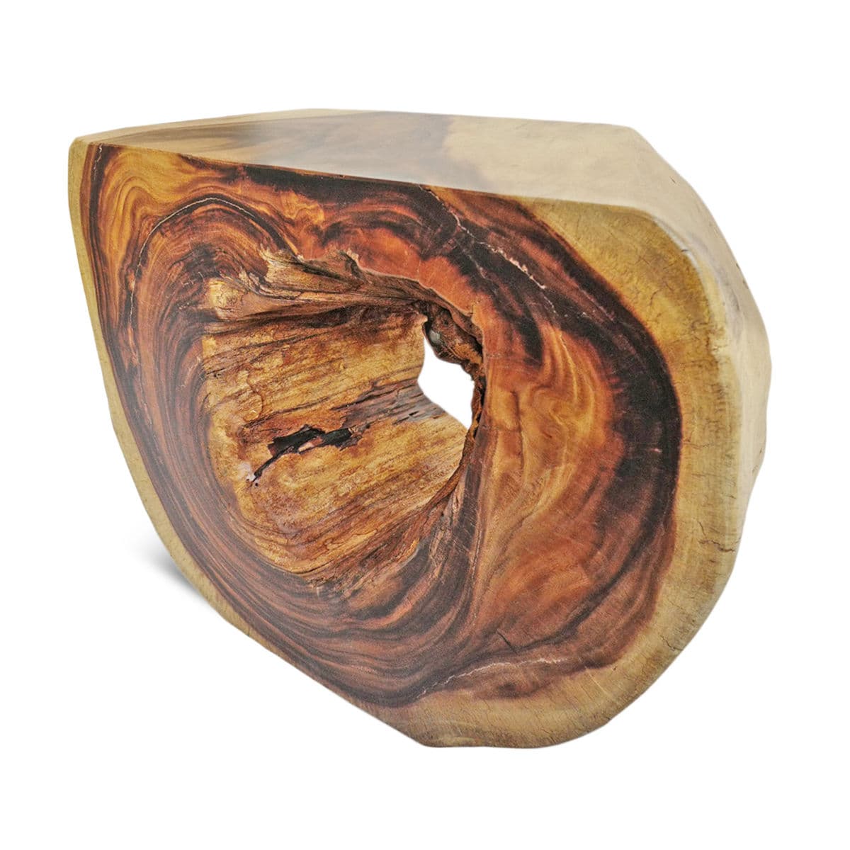 Organic Monkey Pod Side Table - Thumbnail 9