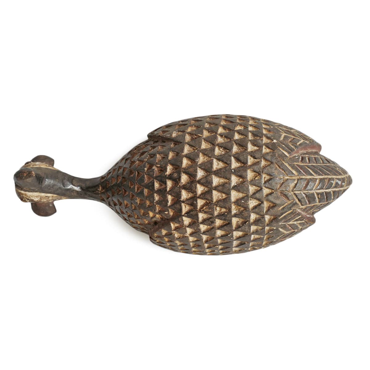 Burkina Faso Guinea Fowl Helmet Mask - Thumbnail 9