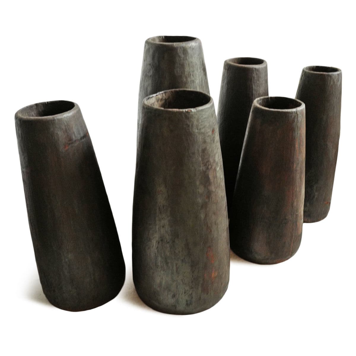 Old Naga Tall Wood Pot - Thumbnail 9