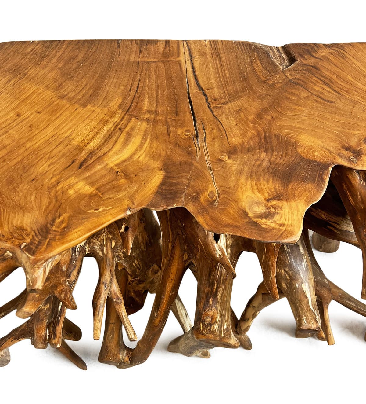 Organic Teak Root Console Table - Thumbnail 9