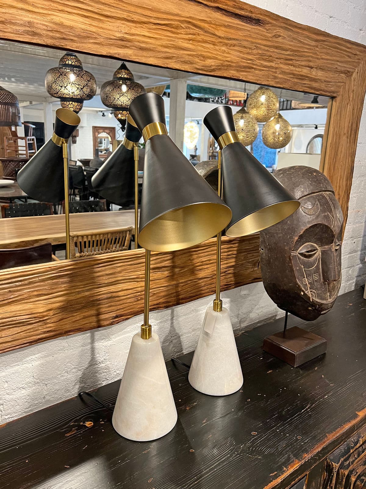 Marble Cone Table Lamp - Thumbnail 9