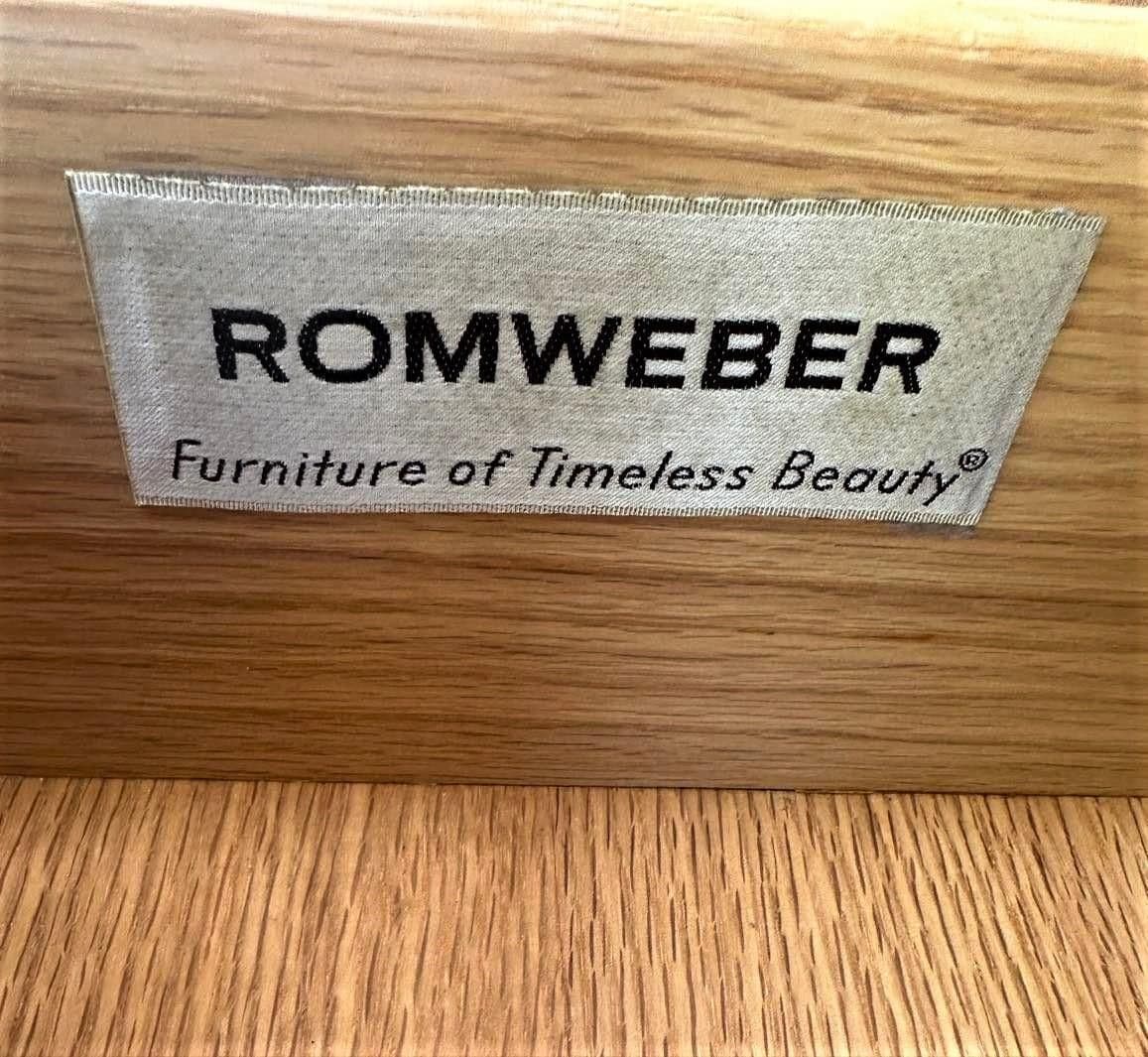 Romweber Viking Oak Dry Bar or Serving Cart - Vintage Mid 20th Century - Thumbnail 9