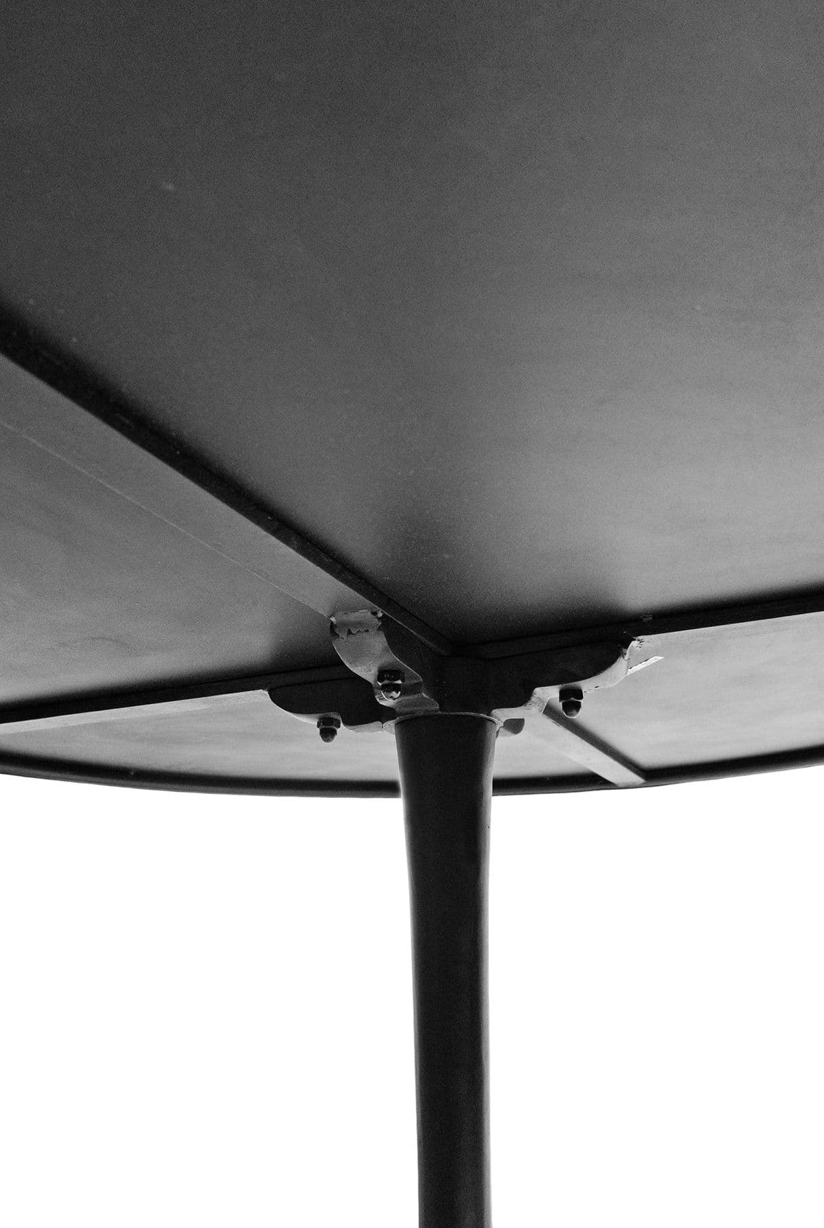 Industrial Modern Round Iron Pedestal Table - Thumbnail 9