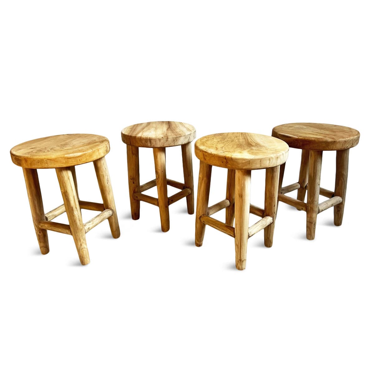 Simple Teak Stool - Thumbnail 9