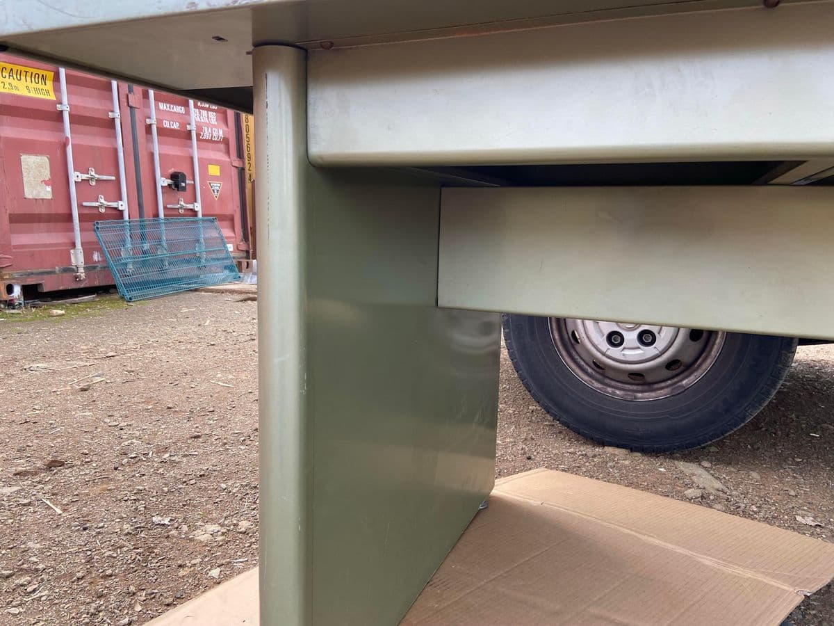 1960s Vintage Mid Century Modern Steel Desk - Thumbnail 8