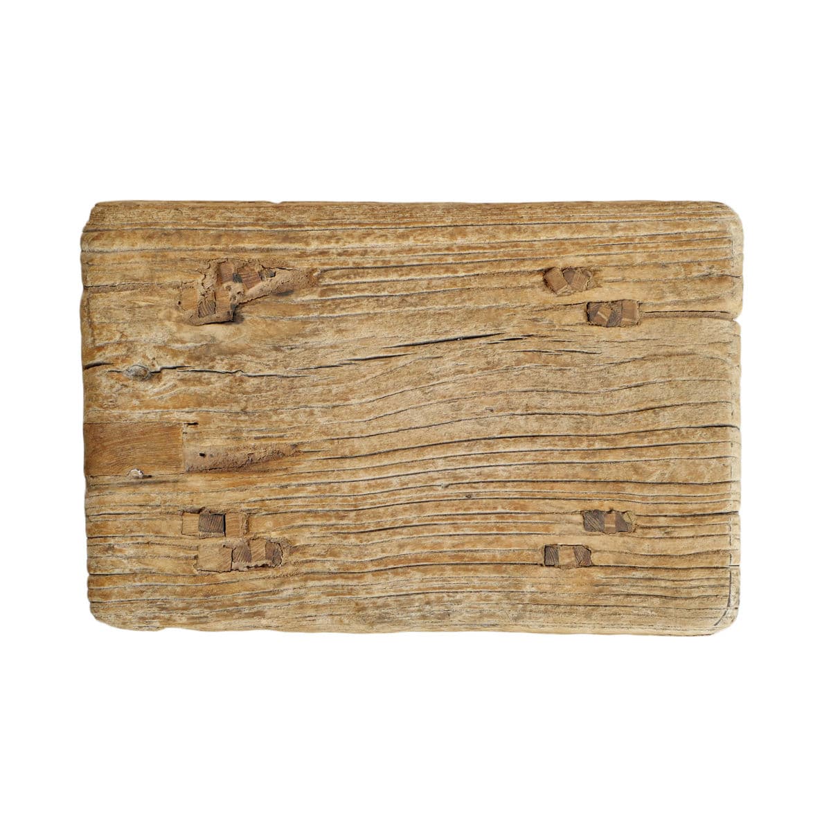 Vintage Elm Work Farm Stool - Thumbnail 9