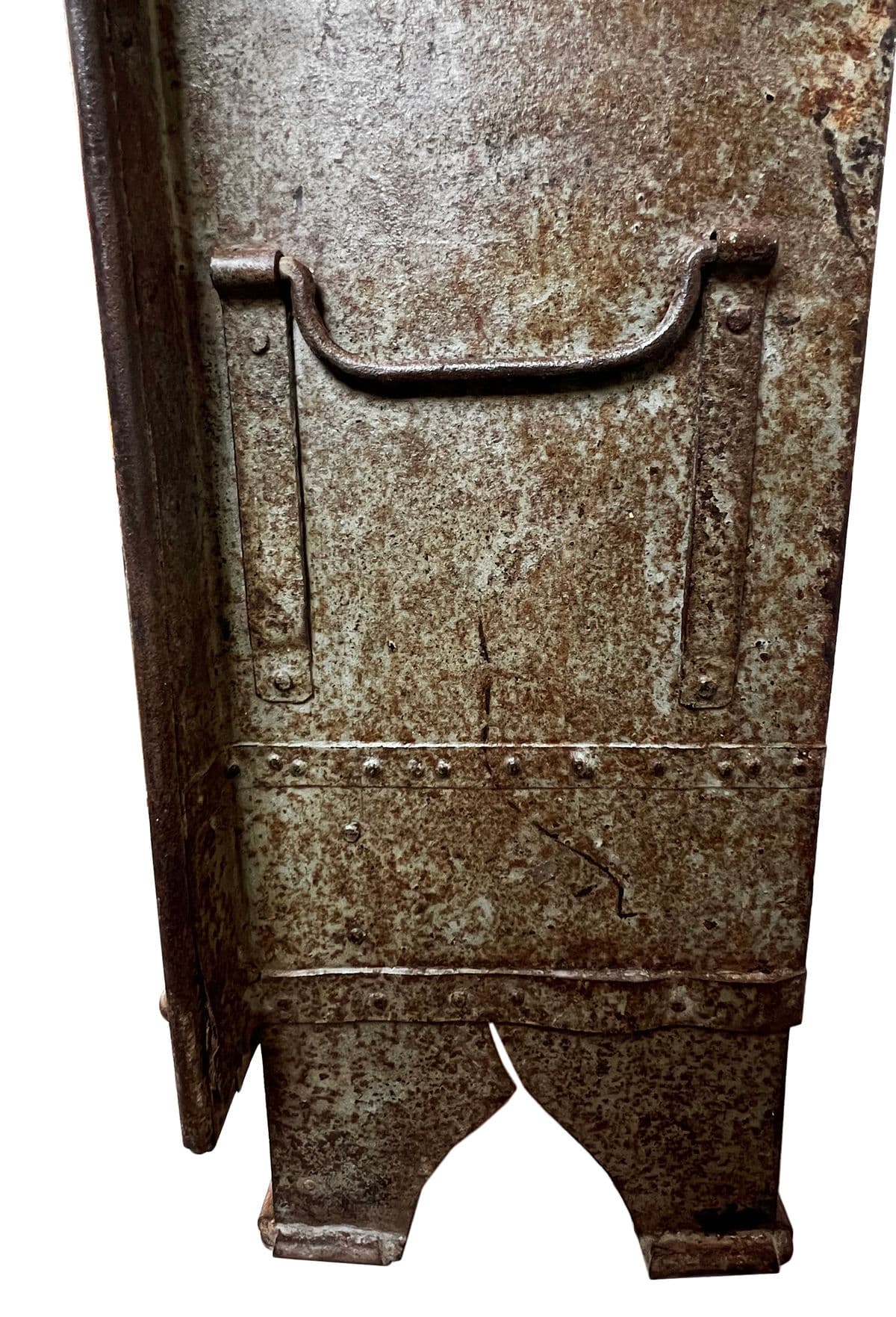 Vintage Industrial Iron Safe Cabinet - Thumbnail 9