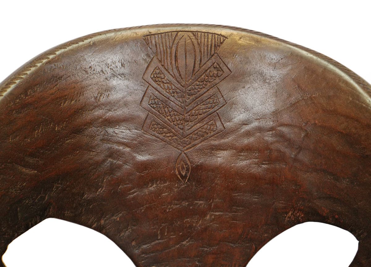 Vintage Guinea Village Chief Chair - Thumbnail 9