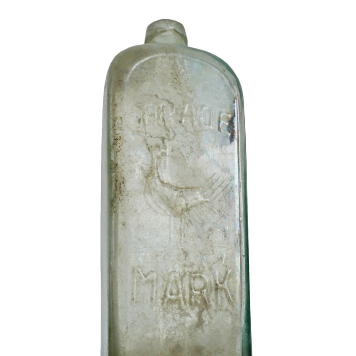 Set of Nine Antique Glass Gin Bottles - Thumbnail 9