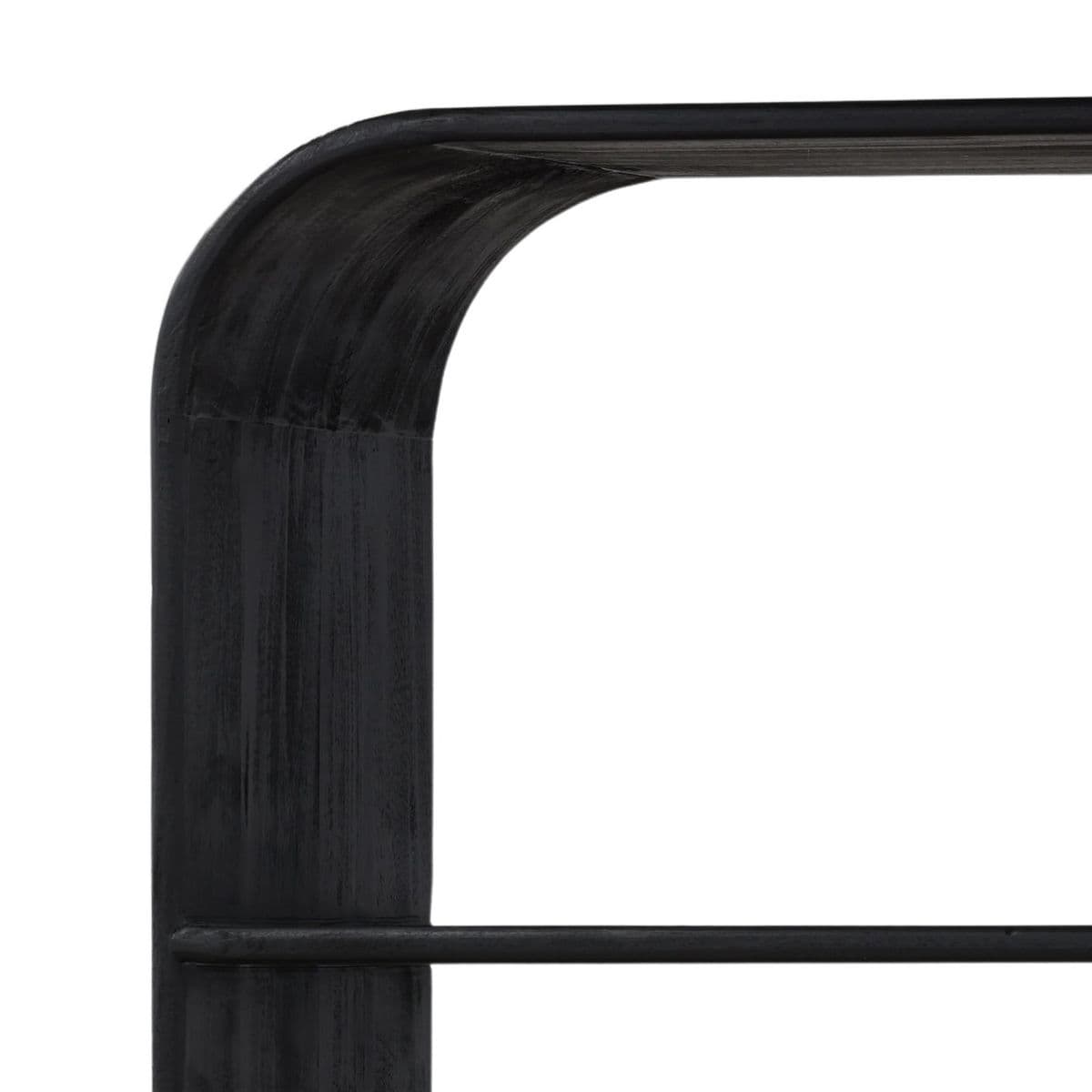 Black Stain Wood Shelf Cabinet - Thumbnail 9