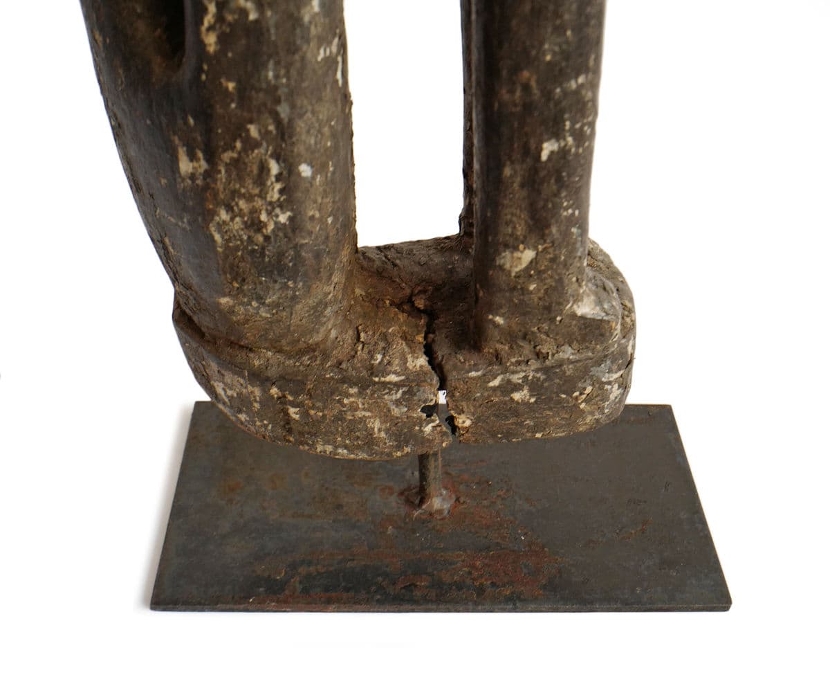 Old Indian Wood Tribal Figure - Thumbnail 9