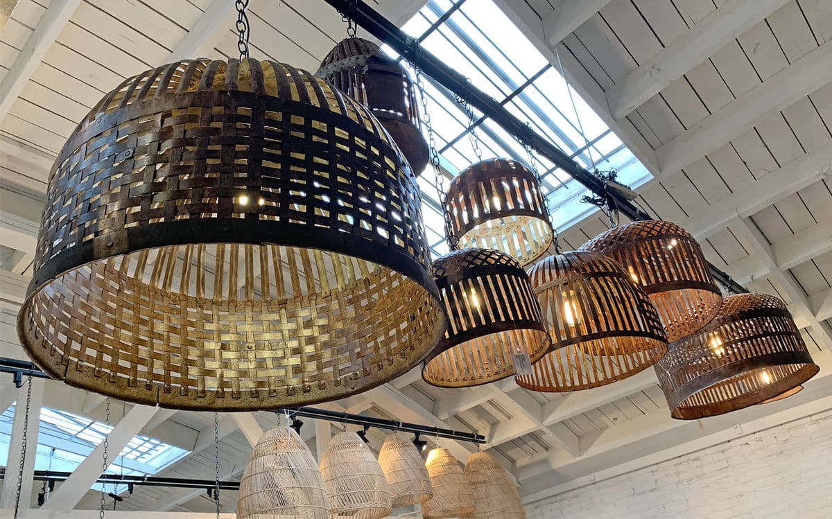 Industrial Iron Cage Lantern - Thumbnail 9