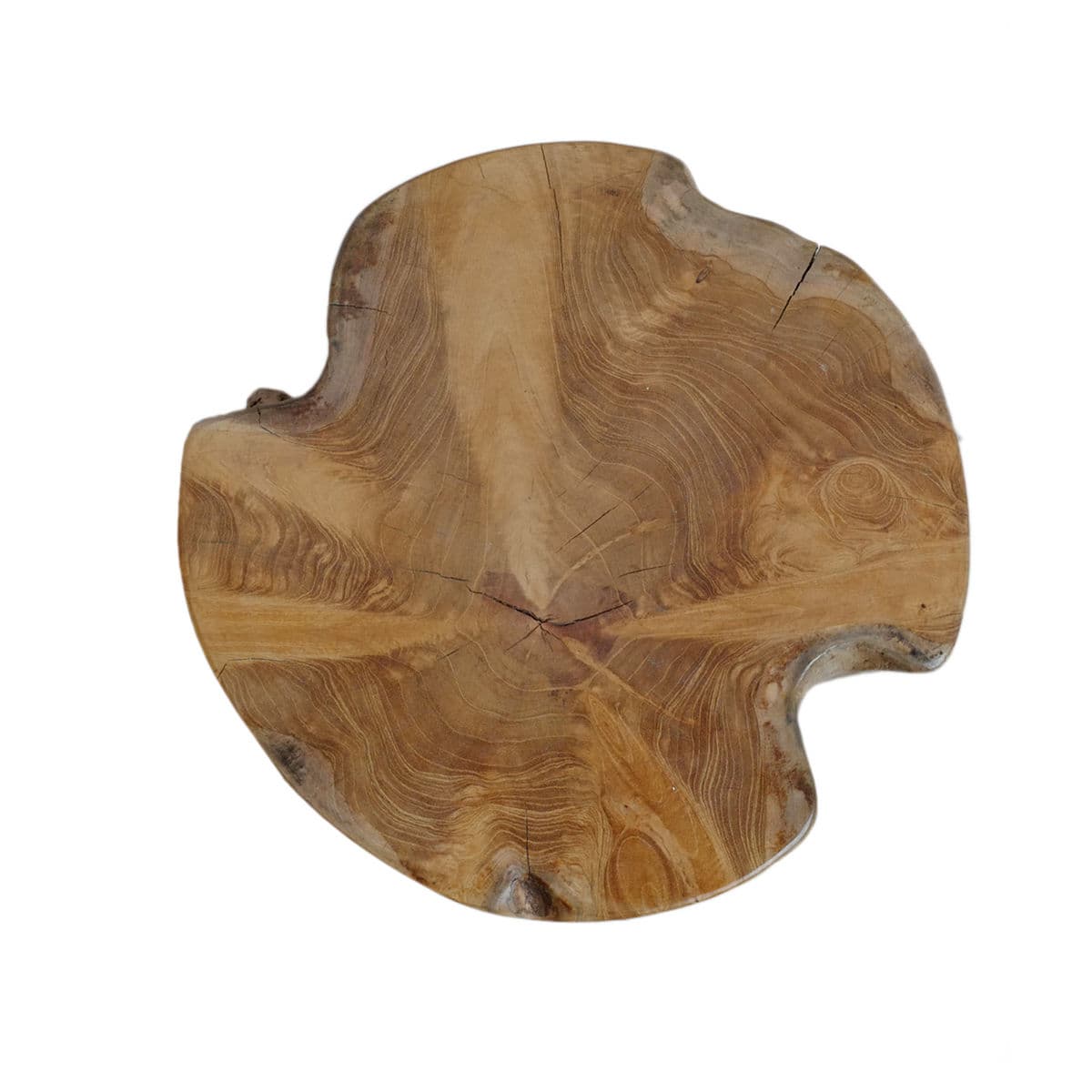 Organic Teak Root 3 Leg Stool - Thumbnail 9