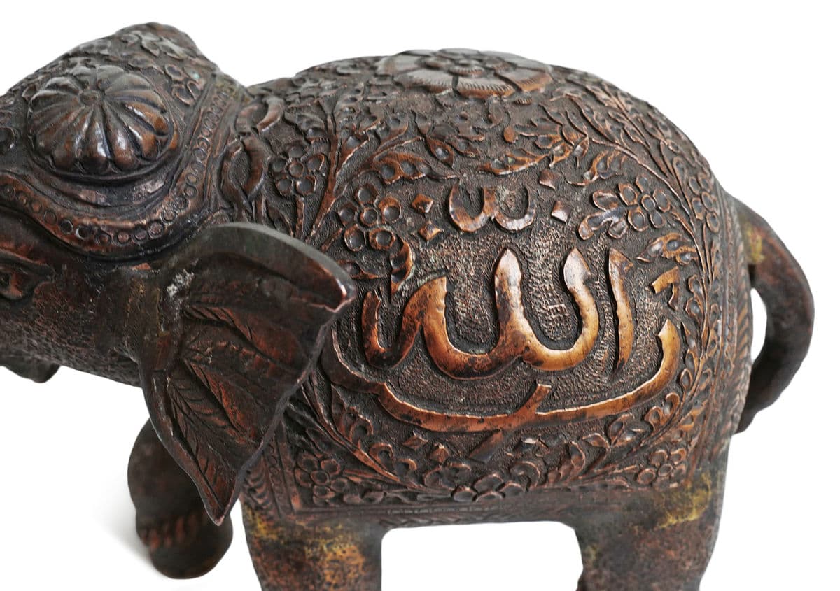 Antique Copper Elephant - Thumbnail 9