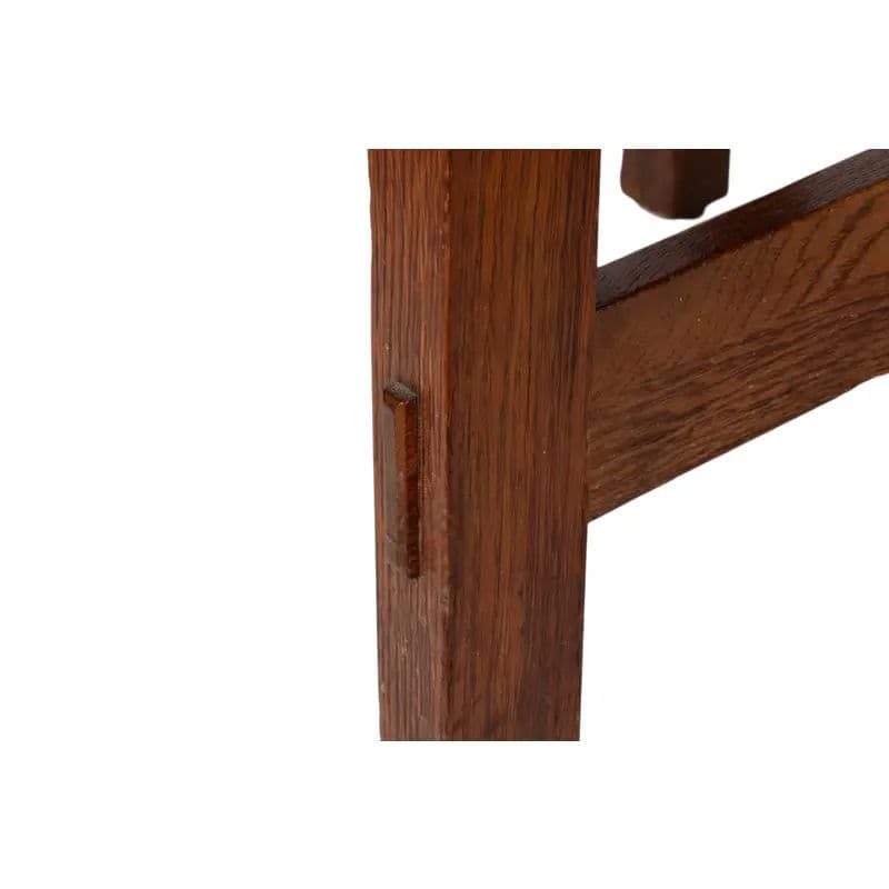 Signed Charles Limbert Antique Mission Oak Dining Table #2429 - Early 20th Century - Thumbnail 9