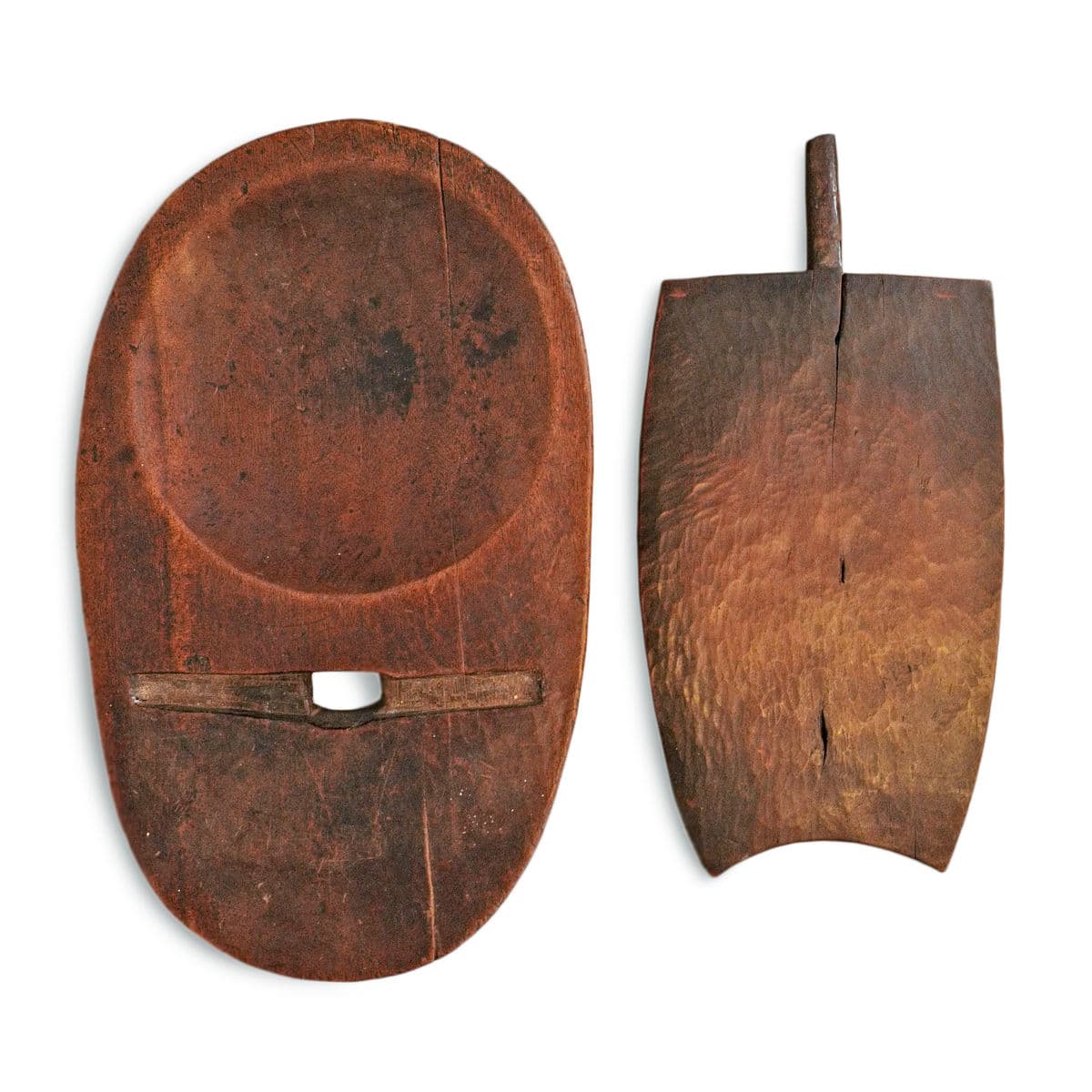 Old Rare Ethiopian Slat Back Chair - Thumbnail 9