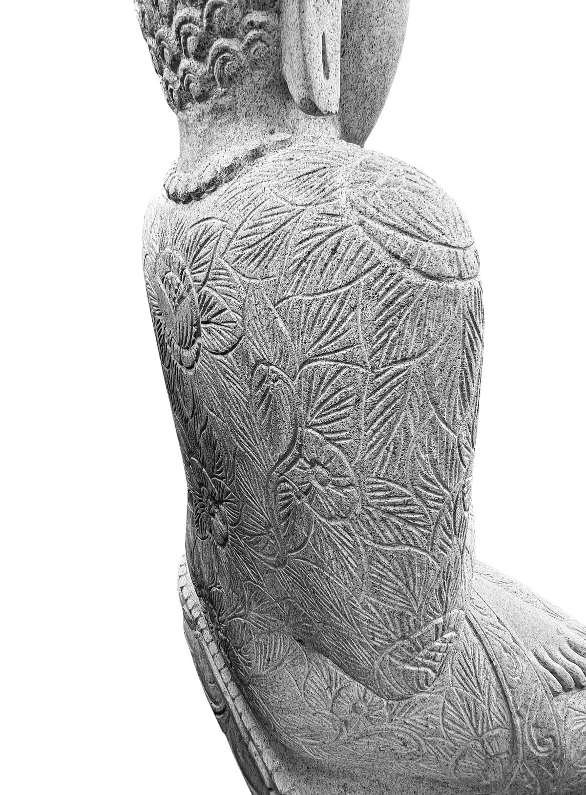 Sitting Stone Garden Buddha - Thumbnail 9