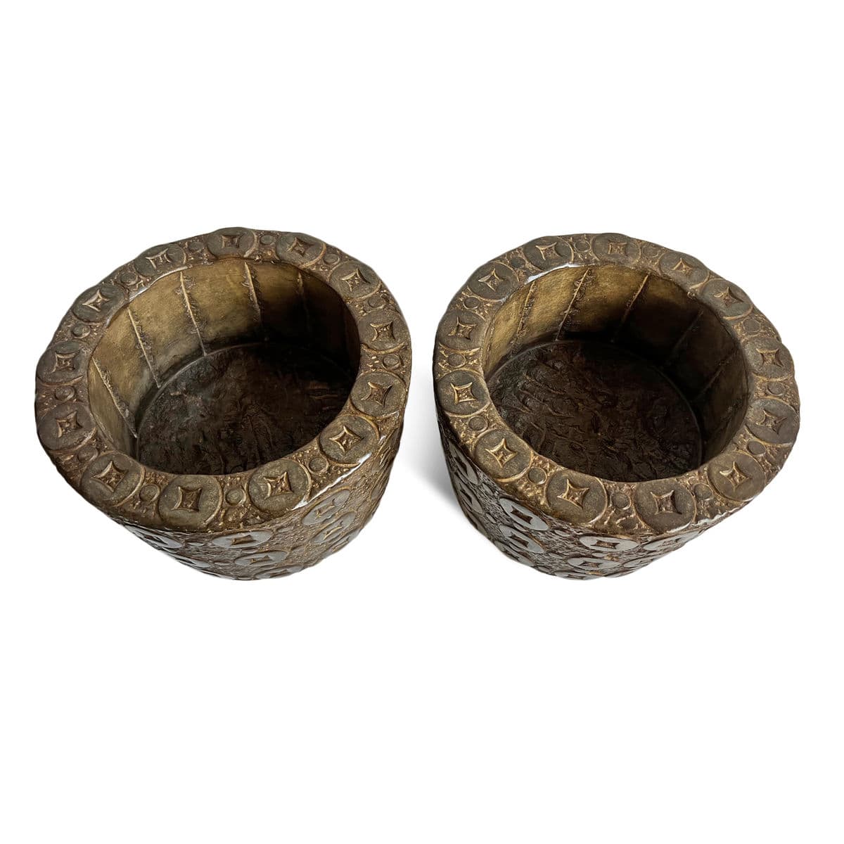 Vintage Good Luck Stone Money Pot - Thumbnail 9