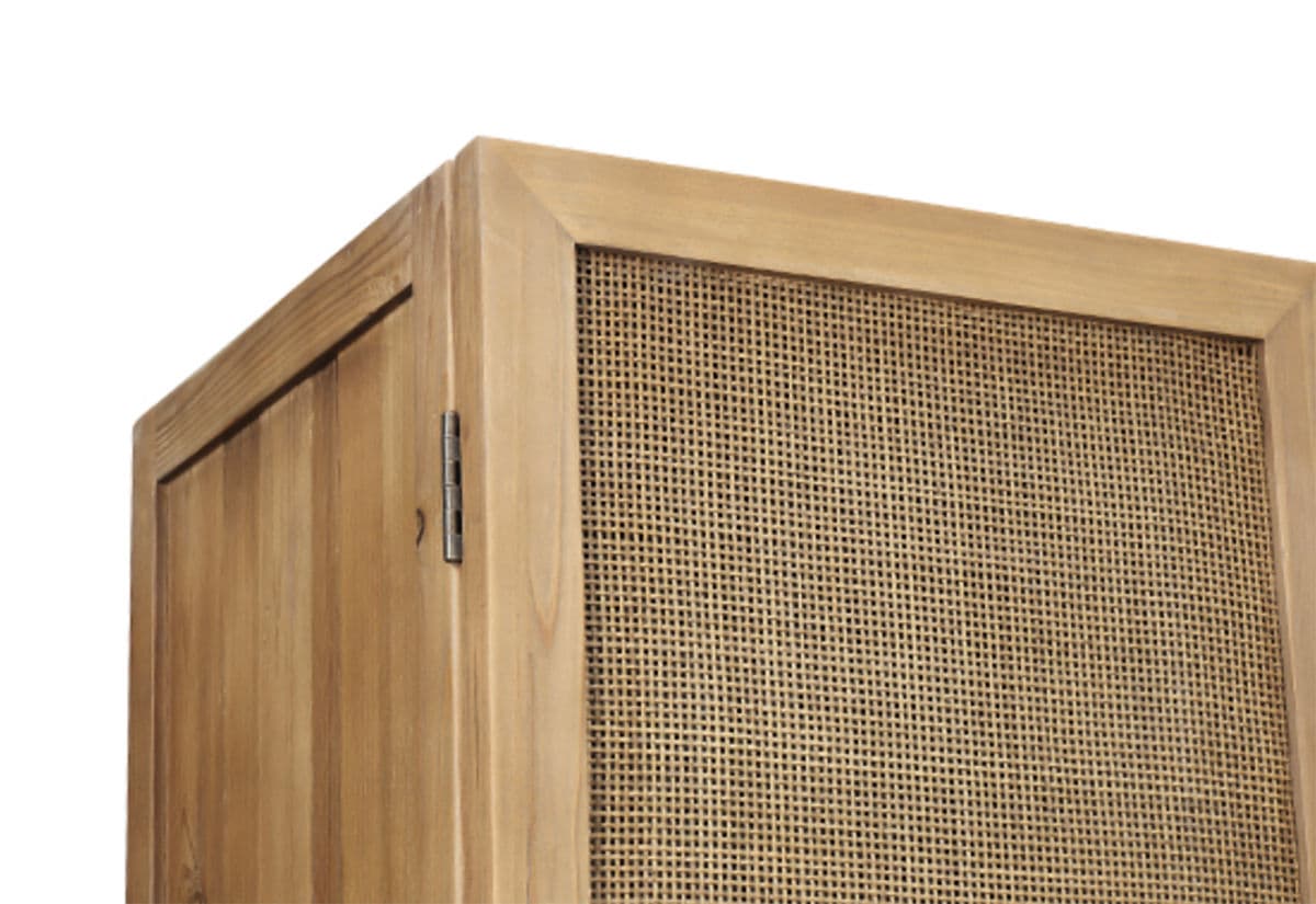 Honey Pine & Cane Storage Cabinet - Thumbnail 10