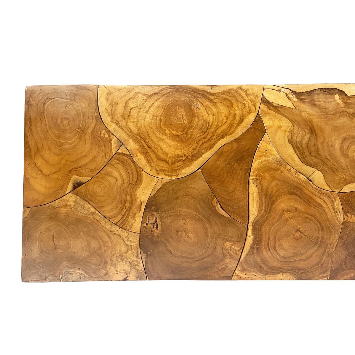 Salvaged Teak Root Block Bench Table - Thumbnail 10