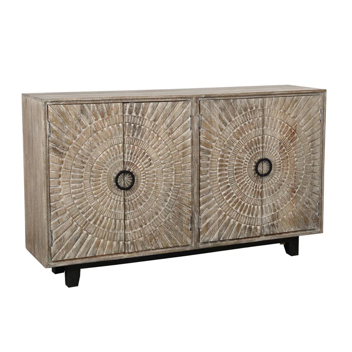 Washed Double Medallion Sideboard - Thumbnail 10