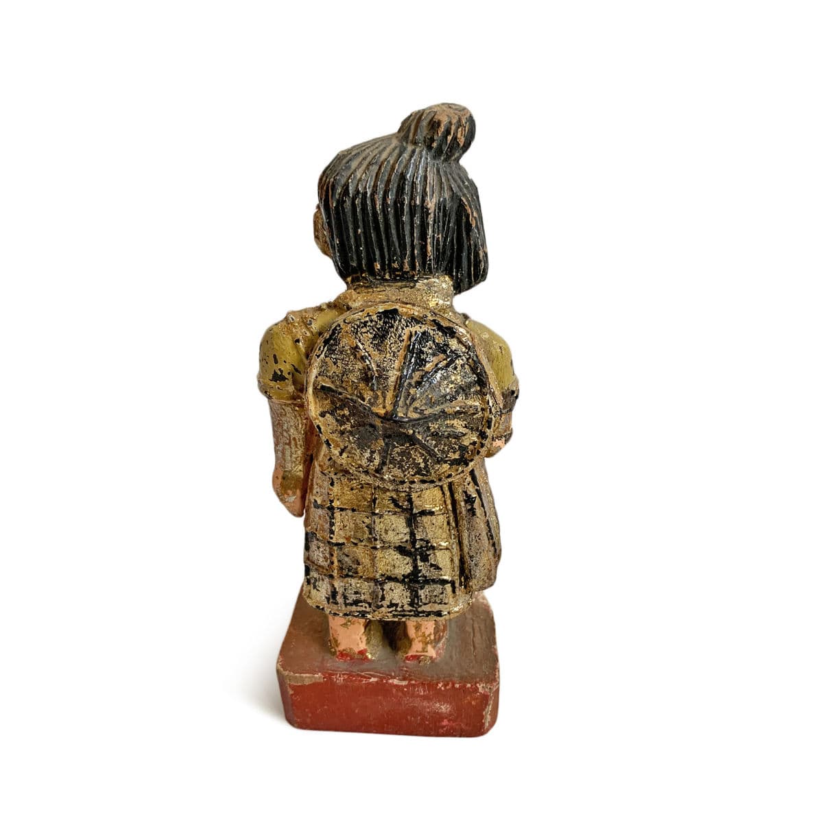 Burmese Nat Female Wood Figure - Thumbnail 10