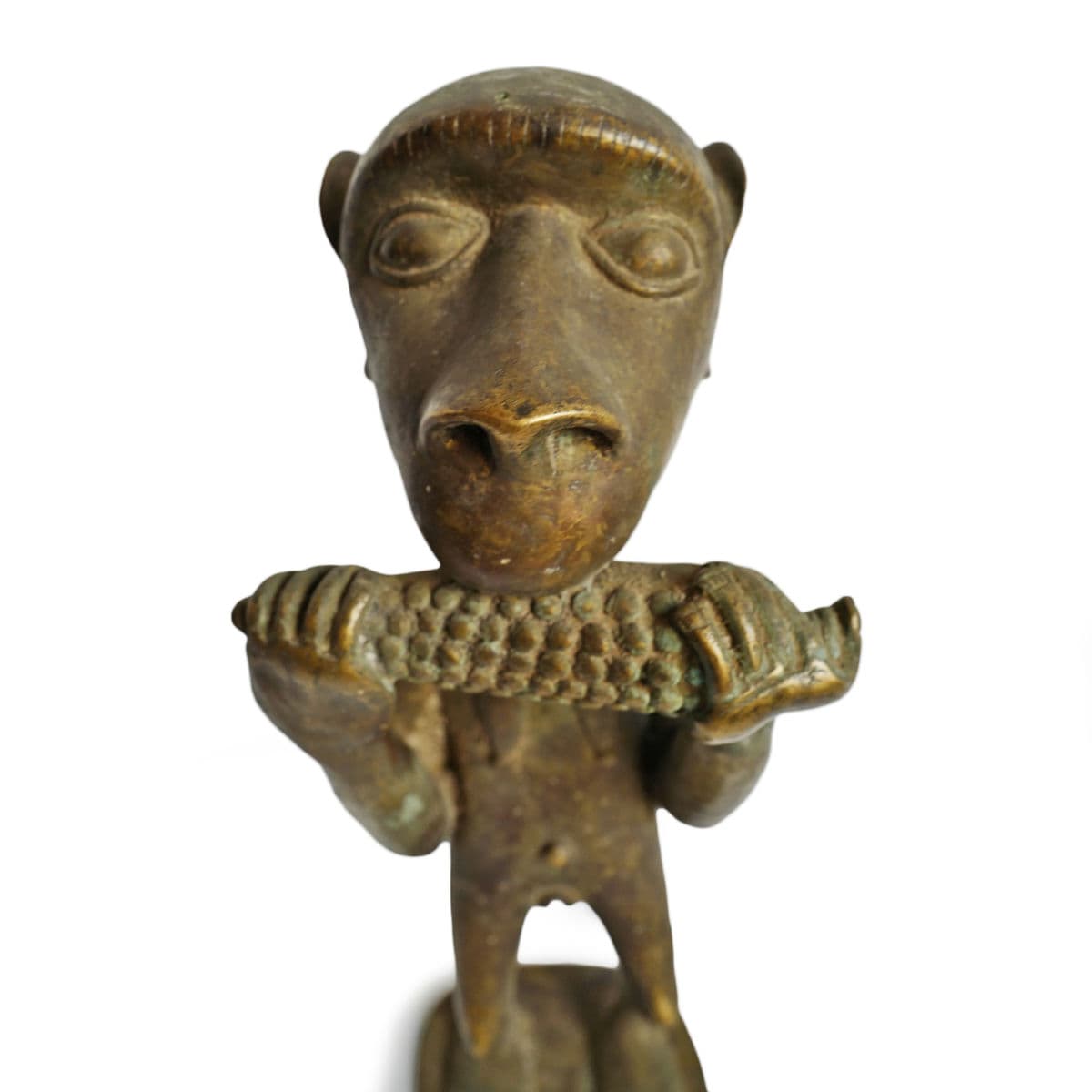 Old Baule Brass Monkey Pair - Thumbnail 10