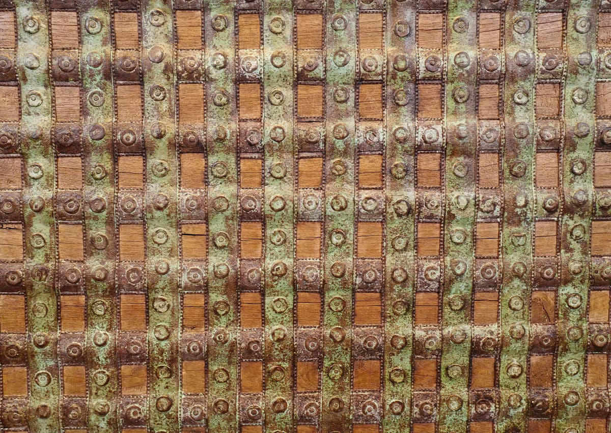 Antique Rajasthan Dowry Trunk on Wheels - Thumbnail 10