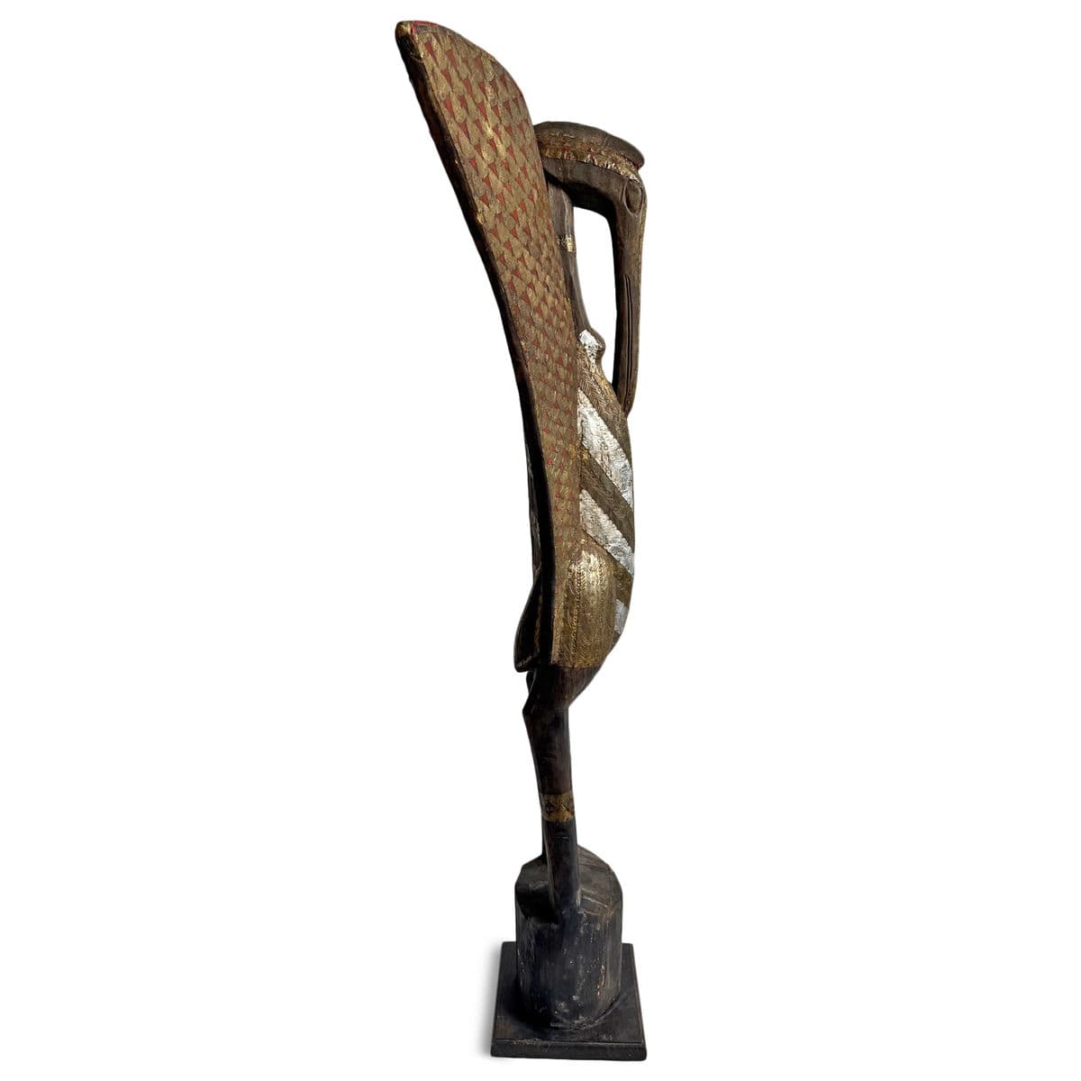 Vintage Senufo Hornbill Bird Figure - Thumbnail 10