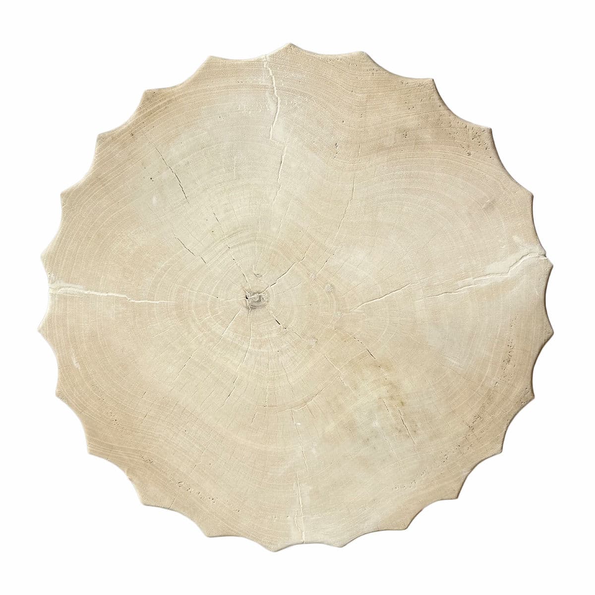 Blond Washed Twisted Bow Side Table - Thumbnail 10