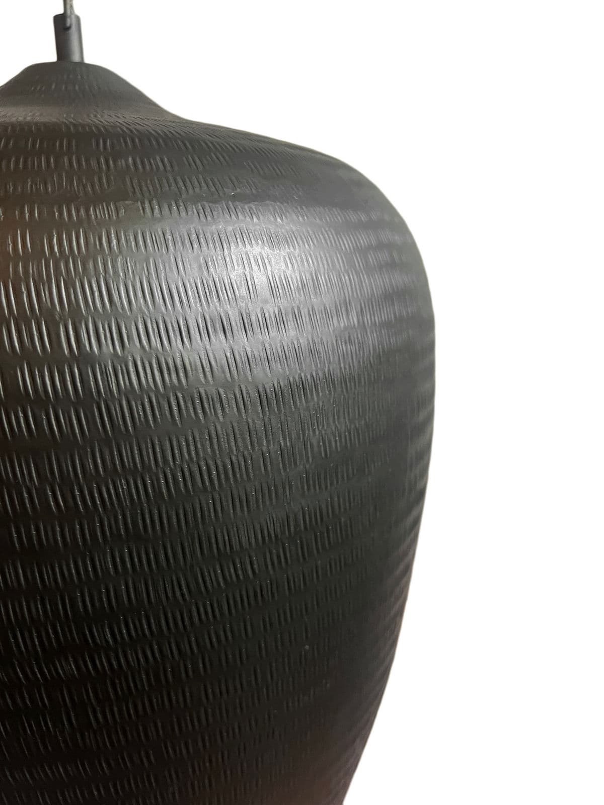 Copper Hammered Bronze Gourd Pendant Light - Thumbnail 10