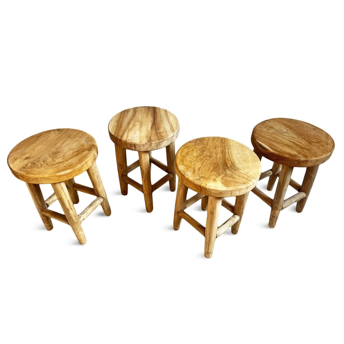 Simple Teak Stool - Thumbnail 10