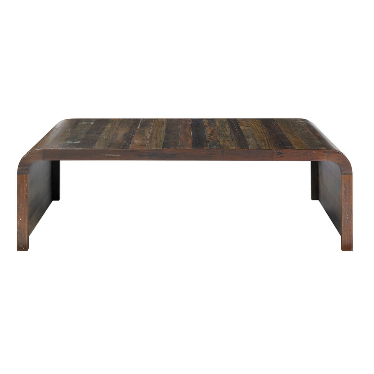 Salvage Wood Waterfall Coffee Table - Thumbnail 10