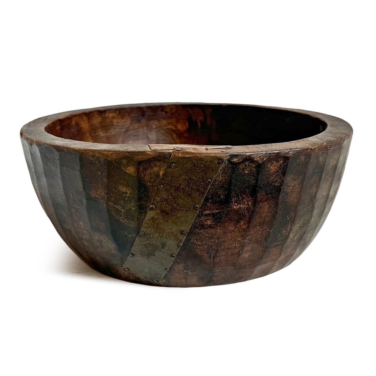 Vintage Wood India Teak Bowl - Thumbnail 10