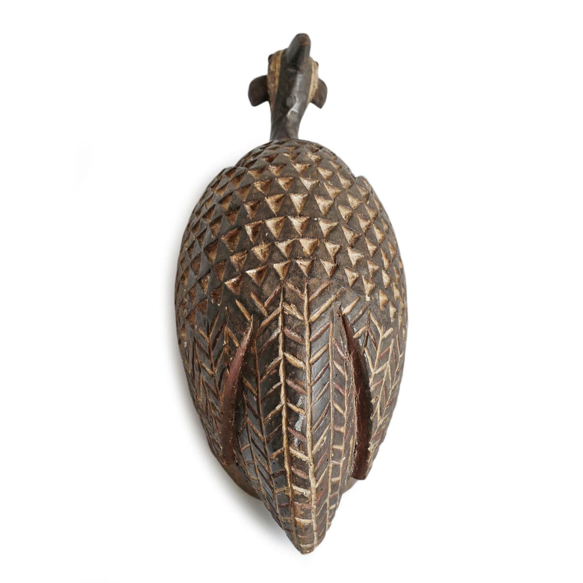 Burkina Faso Guinea Fowl Helmet Mask - Thumbnail 10