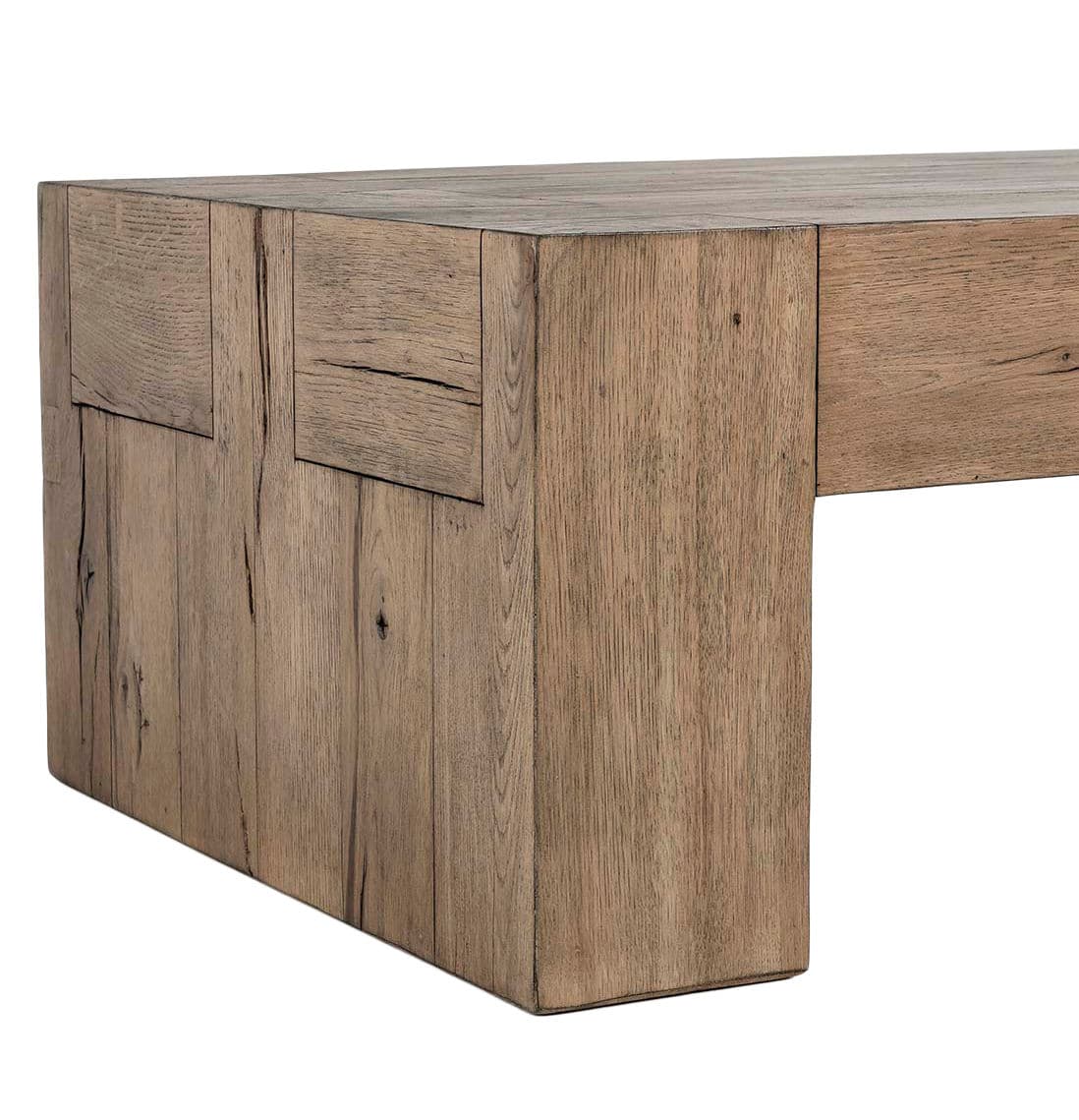 Natural Oak Beam Coffee Table - Thumbnail 10