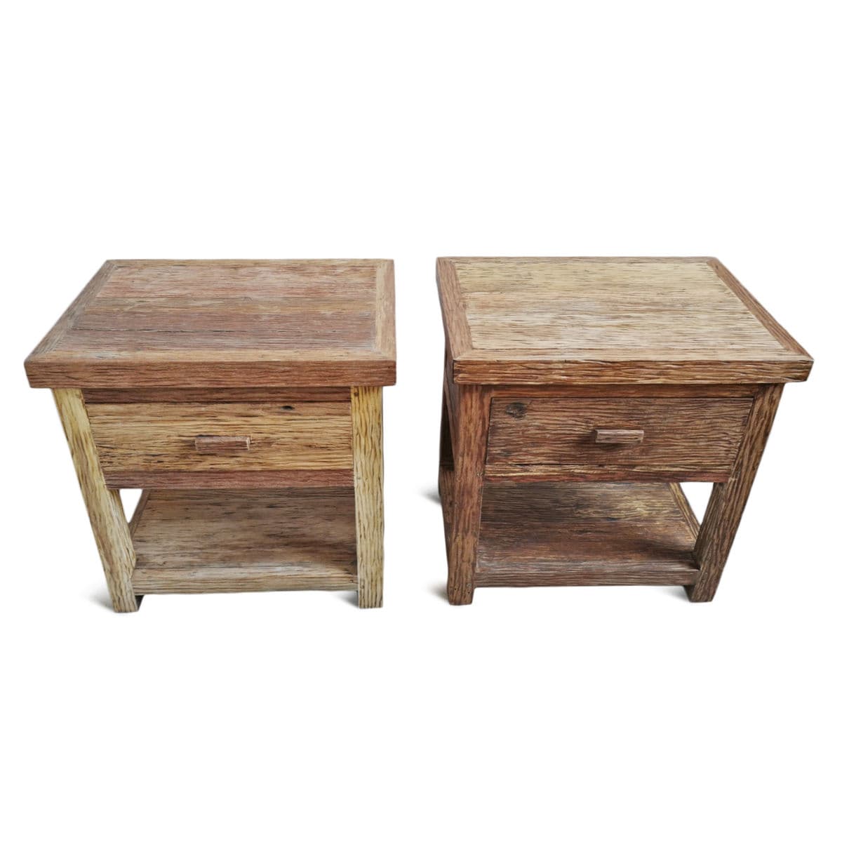 Rustic Deep Grain Bedside Table - Thumbnail 10