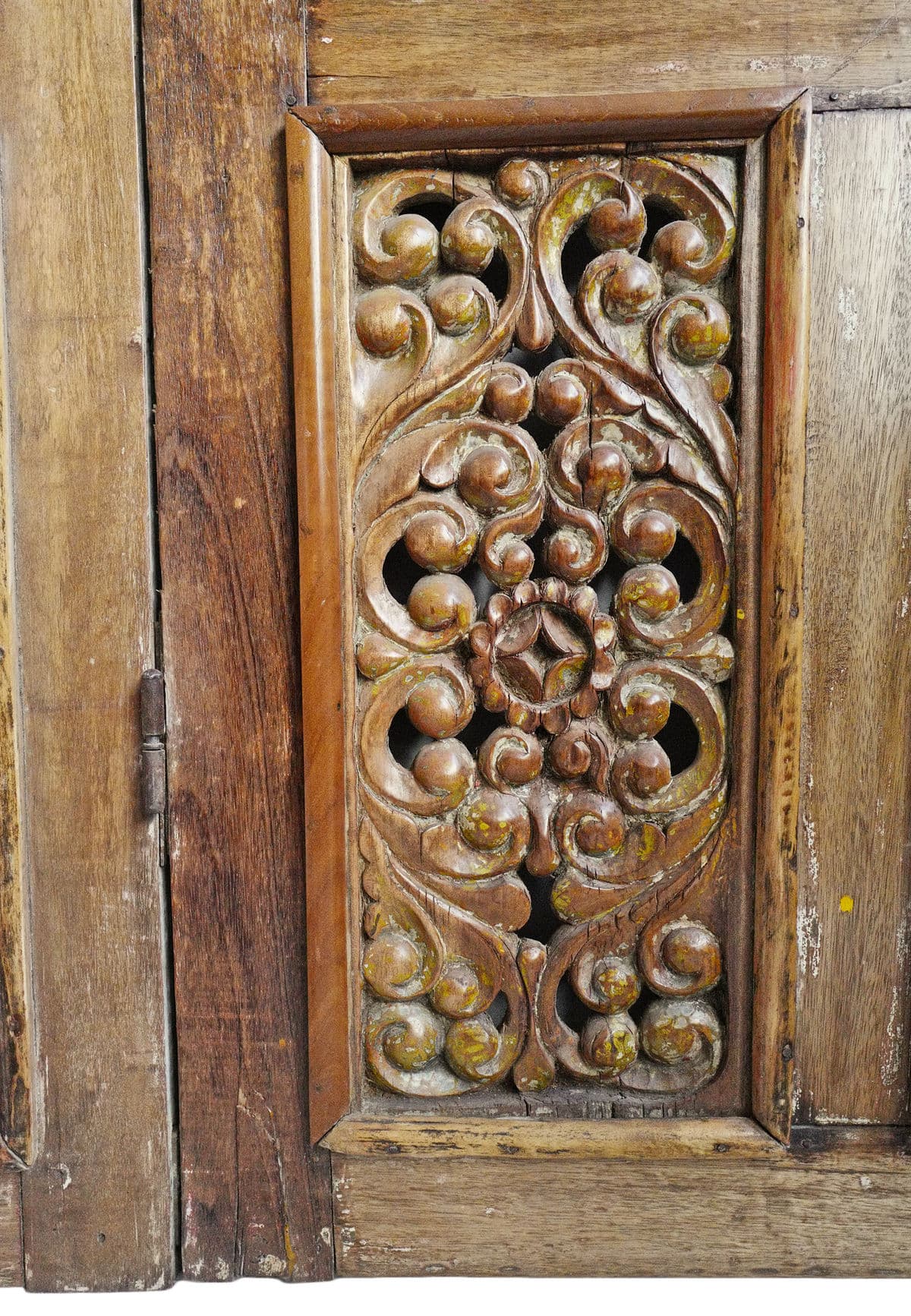 Antique Balinese Carved Wall Panel Doors - Thumbnail 10