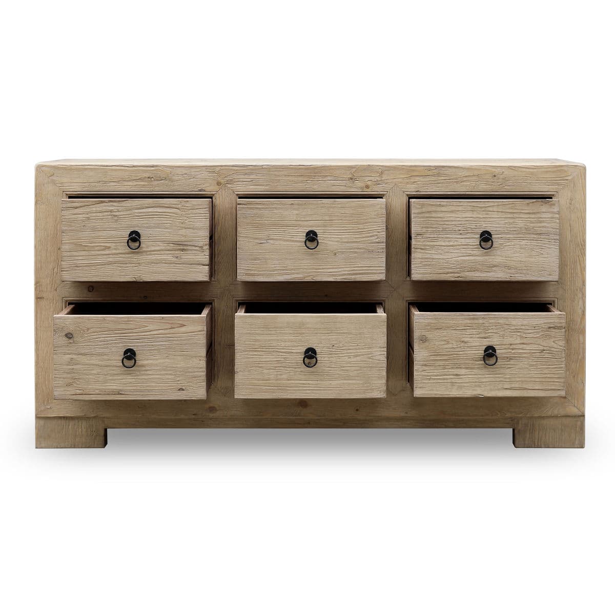 Weathered Six Drawer Dresser - Thumbnail 10