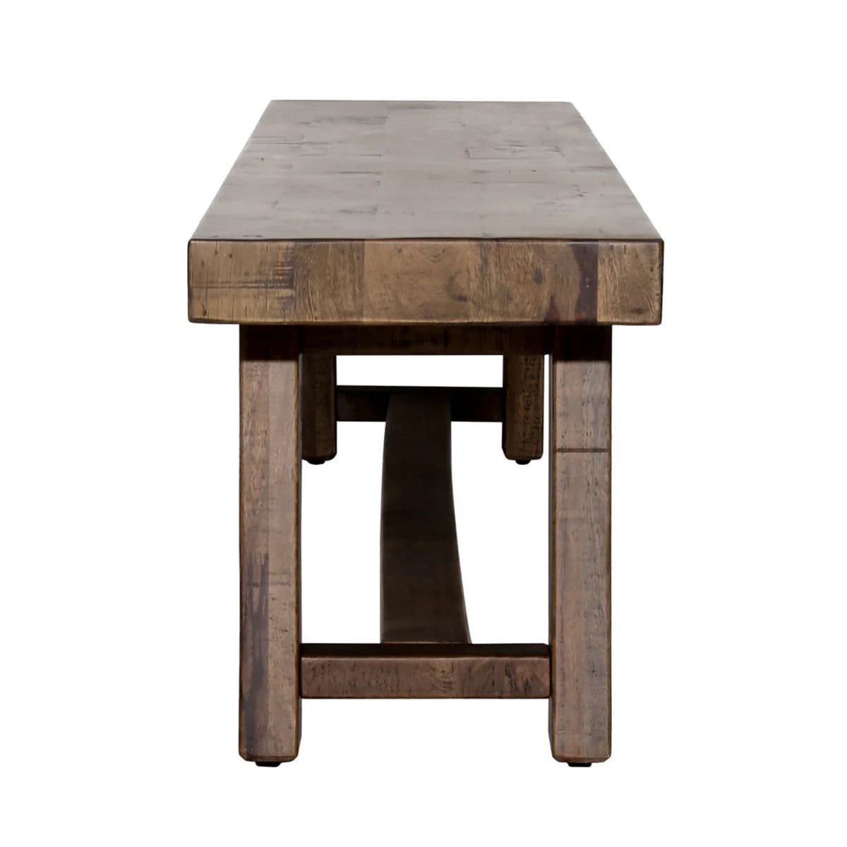 Long Reclaimed Mango Wood Bench - Thumbnail 10