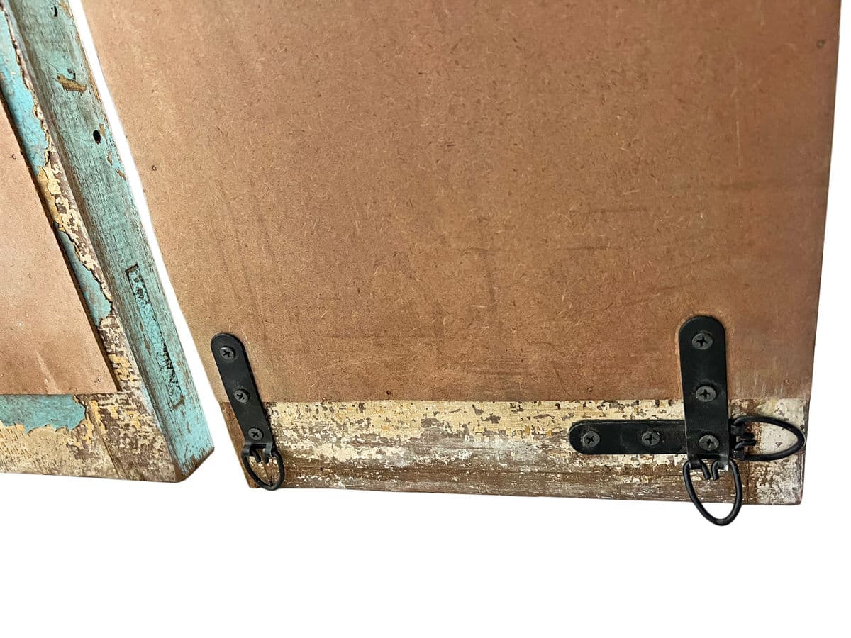 Set of 3 Vintage Narrow Tall Window Mirrors - Thumbnail 10