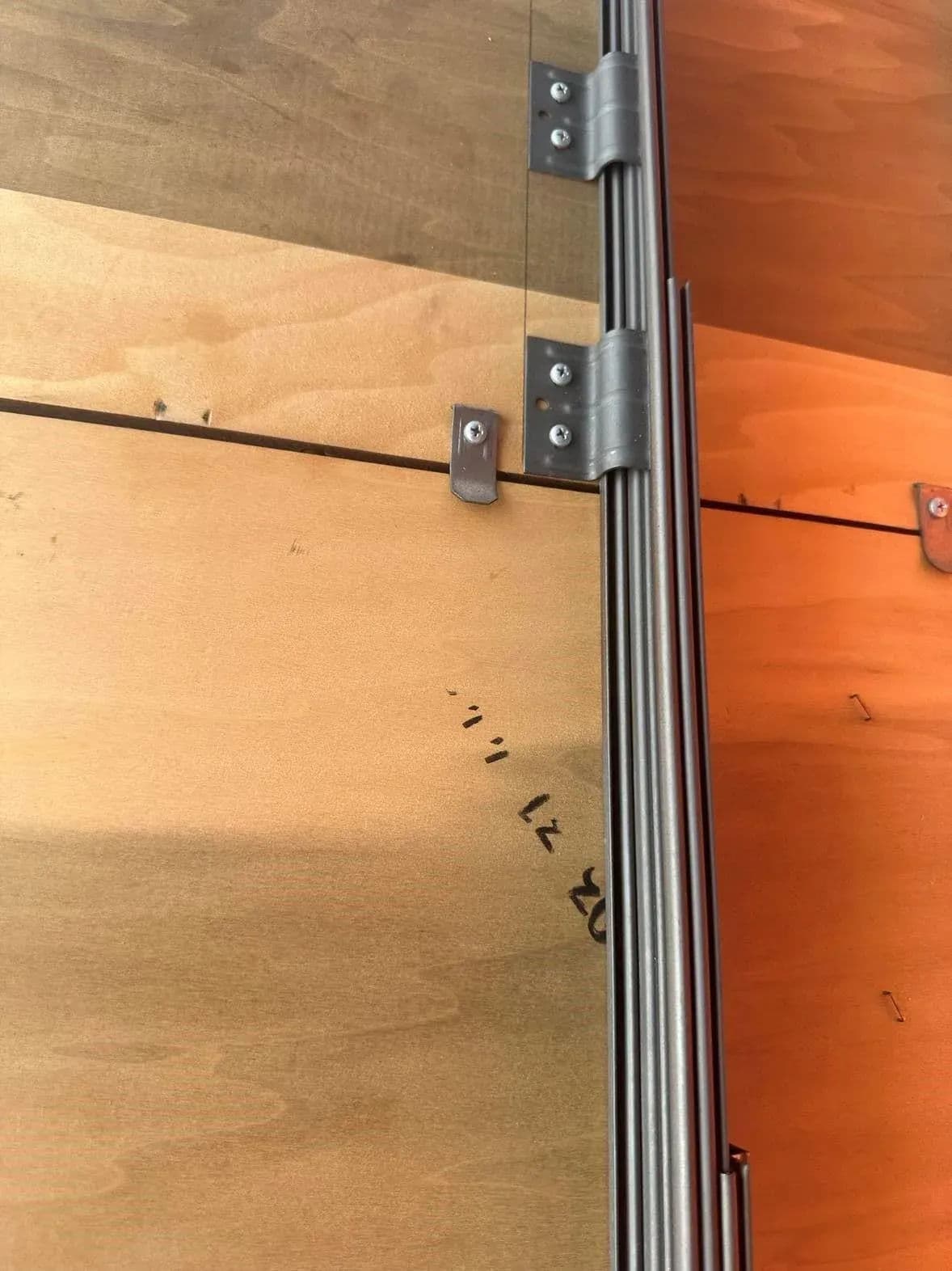 Spanish Style Lyre Leg Pecan Dining Table - Vintage Mid 20th Century - Thumbnail 10