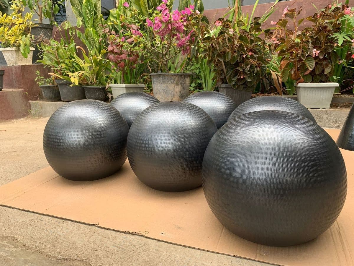 Copper Hammered Bronze Dome Pendant Light - Thumbnail 11