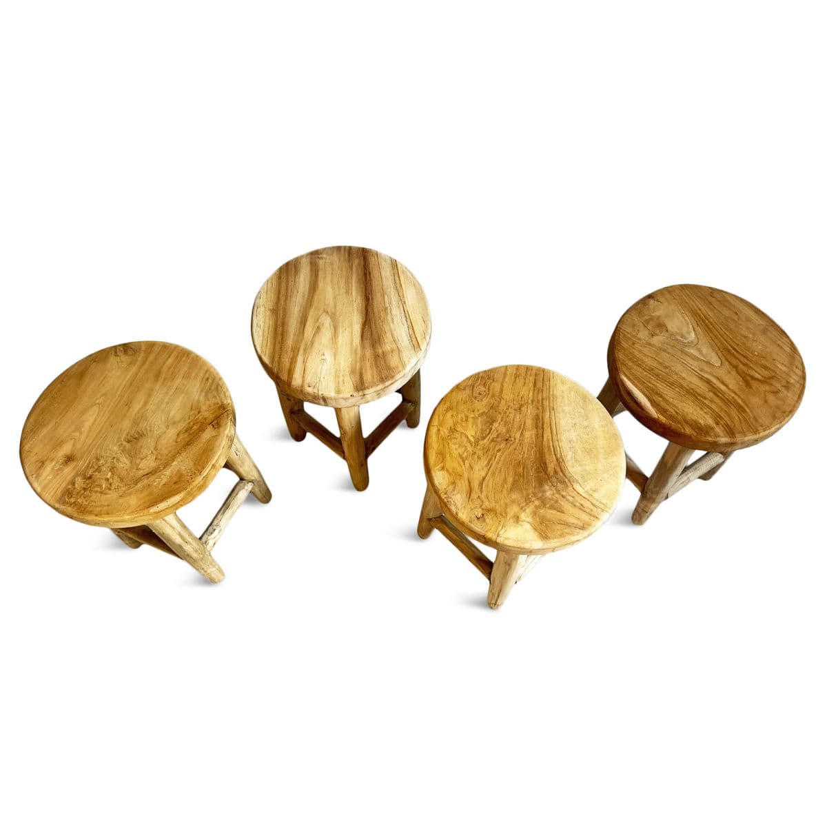 Simple Teak Stool - Thumbnail 11