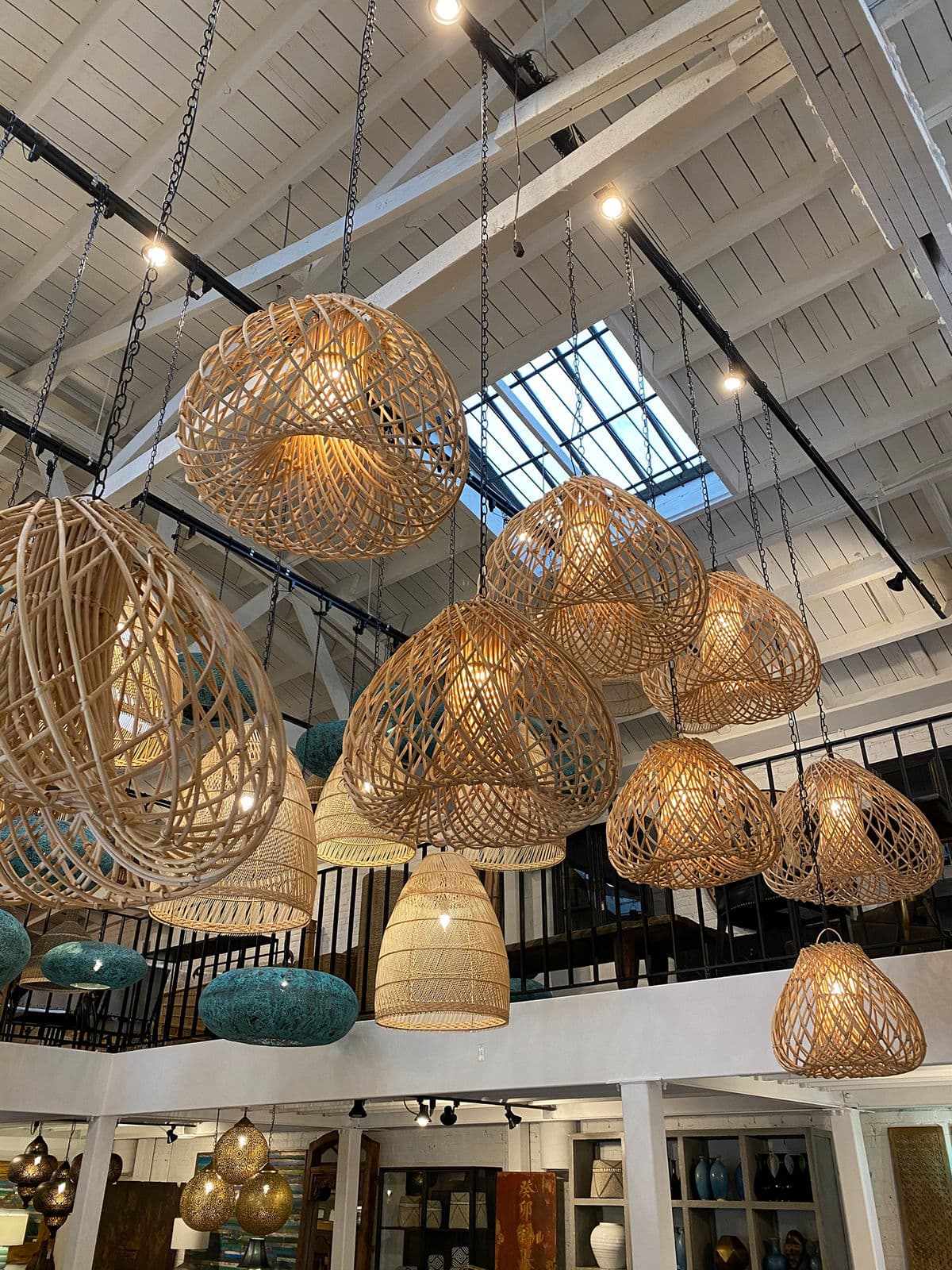 Rattan Java Drop Lantern Large - Thumbnail 11